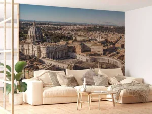 Discount Vaticaanstad met kerst fotobehang Architectuur