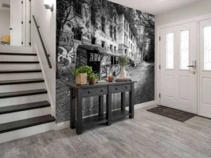 Discount Verlaten dorpje met graffiti fotobehang Tienerkamer | Kunst & Design