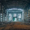 Hot Verlaten fabriekshal fotobehang Architectuur