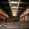 Clearance Verlaten industrieel pand fotobehang Architectuur