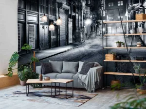 Sale Verlaten steeg in New York fotobehang Steden | Architectuur