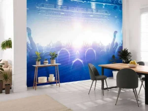 Hot Verlicht concert fotobehang Tienerkamer