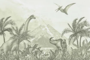 Best Verschillende dino's in groen Kinderkamer | Dieren