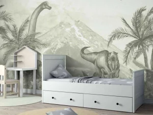 Best Verschillende dino's in groen Kinderkamer | Dieren