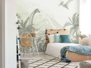 Best Verschillende dino's in groen Kinderkamer | Dieren