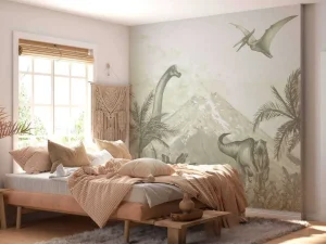 Best Verschillende dino's in groen Kinderkamer | Dieren