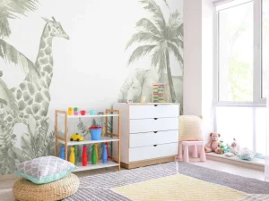 Best Verschillende jungle dieren in groen Kinderkamer | Dieren