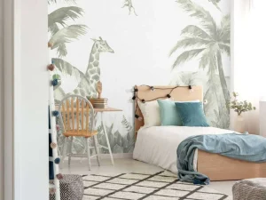Best Verschillende jungle dieren in groen Kinderkamer | Dieren