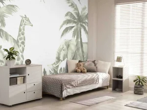 Best Verschillende jungle dieren in groen Kinderkamer | Dieren