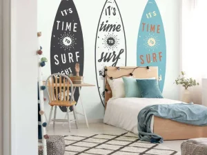New Verschillende surfboards fotobehang Tienerkamer | Kinderkamer