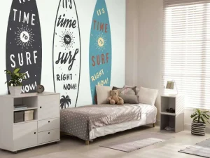New Verschillende surfboards fotobehang Tienerkamer | Kinderkamer