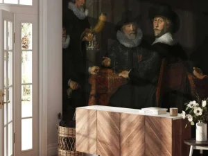Best Vier doelheren der kloveniersdoelen fotobehang Kunst & Design