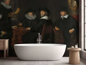 Best Vier doelheren der kloveniersdoelen fotobehang Kunst & Design