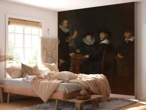 Best Vier doelheren der kloveniersdoelen fotobehang Kunst & Design