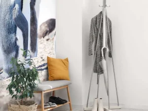 Sale Vier pinguïns verkennen de Noordpool fotobehang Tienerkamer | Dieren