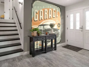 Sale Vintage auto embleem fotobehang Kinderkamer | Transport