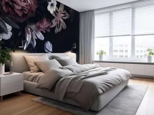 Sale Vintage Bloemen design fotobehang Hobbykamer | Gang
