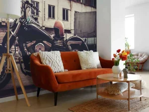 New Vintage motor fotobehang Tienerkamer | Transport