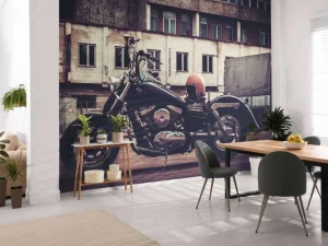 New Vintage motor fotobehang Tienerkamer | Transport