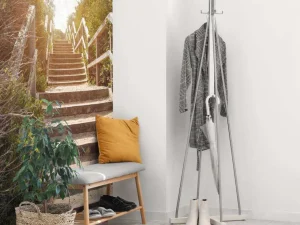 Hot Vintage trap in de natuur fotobehang Architectuur