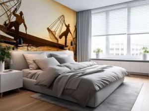 Online Vissers in Azië fotobehang Keuken | Hobbykamer