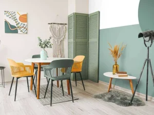 New Vlakken en cirkels, groen Kinderkamer