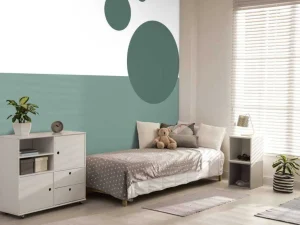 New Vlakken en cirkels, groen Kinderkamer
