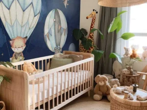 Online Vliegende dieren blauw Babykamer | Dieren