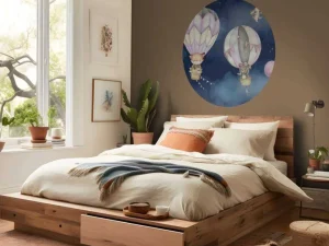 Fashion Vliegende dieren roze Babykamer | Dieren