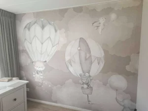 Sale Vliegende dieren taupe Babykamer | Dieren