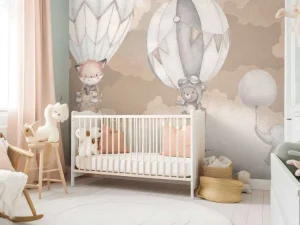 Sale Vliegende dieren taupe Babykamer | Dieren