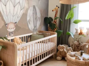 Sale Vliegende dieren taupe Babykamer | Dieren