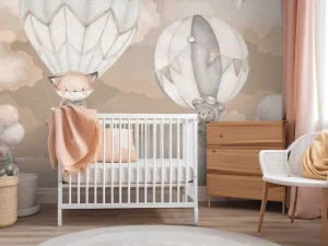 Sale Vliegende dieren taupe Babykamer | Dieren