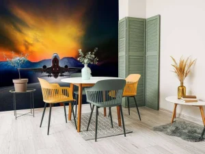 Outlet Vliegtuig stijgt op fotobehang Tienerkamer | Transport