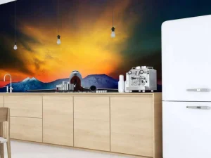 Outlet Vliegtuig stijgt op fotobehang Tienerkamer | Transport