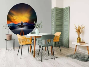 Outlet Vliegtuig stijgt op fotobehang Tienerkamer | Transport