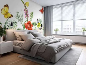 Best Vlinders in de natuur design fotobehang Dieren | Bloemen