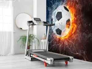 Best Voetbal met veel kracht fotobehang Tienerkamer | Kinderkamer