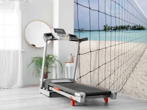 Clearance Volleybalnet op een Tropisch strand fotobehang Tienerkamer
