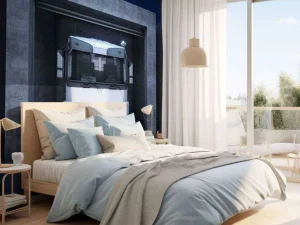 Clearance Vrachtwagens in garageboxen fotobehang Tienerkamer | Kinderkamer