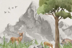 Hot Vriendjes van het bos Kinderkamer | Dieren