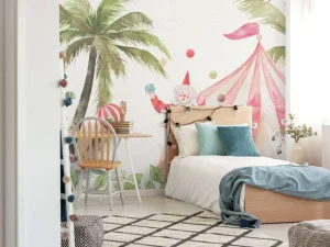 Fashion Vrolijke circus dieren Kinderkamer