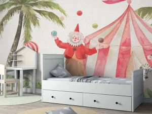 Fashion Vrolijke circus dieren Kinderkamer