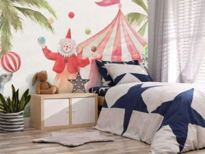 Fashion Vrolijke circus dieren Kinderkamer
