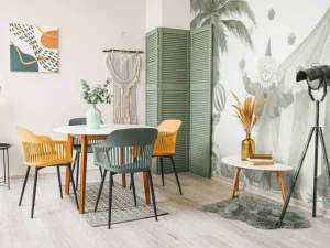 Outlet Vrolijke circus dieren in groen Kinderkamer | Dieren
