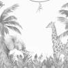 Discount Vrolijke jungle dieren Kinderkamer