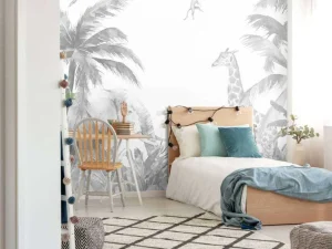 Discount Vrolijke jungle dieren Kinderkamer