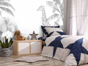 Discount Vrolijke jungle dieren Kinderkamer