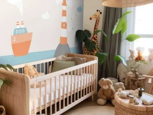 Hot Vuurtoren op zee fotobehang Babykamer