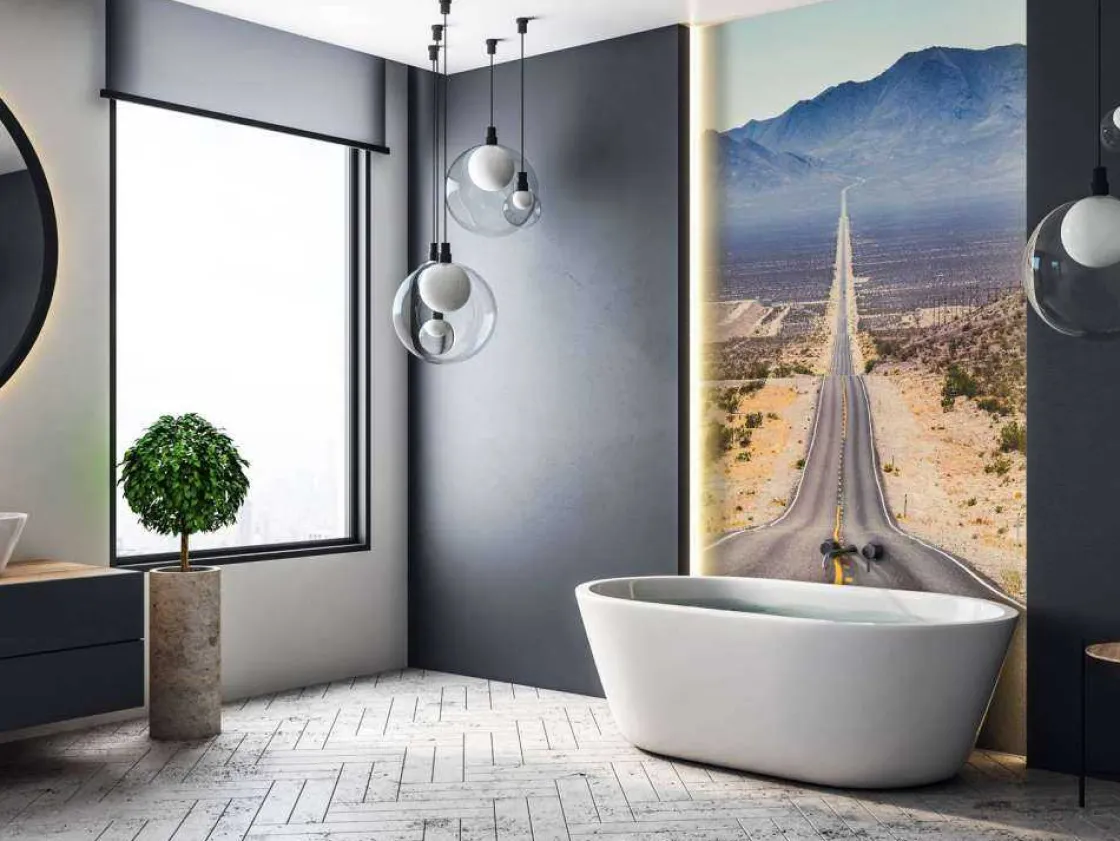 weg_door_een_amerikaanse__7.webp Hot Weg door een Amerikaanse woestijn fotobehang 3d